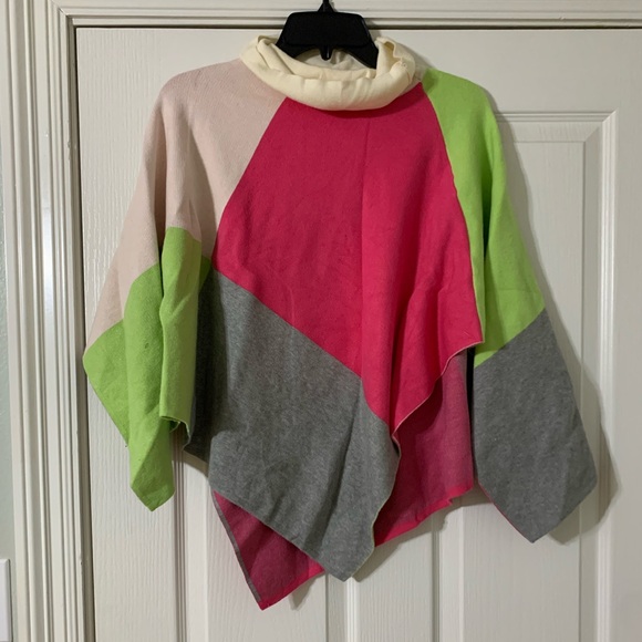 THML Neon Poncho Sweater - Picture 2 of 4